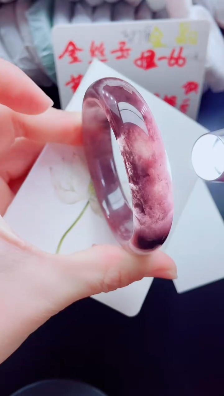 【闪购商品】石英质玉手镯未镶嵌L6-58-59