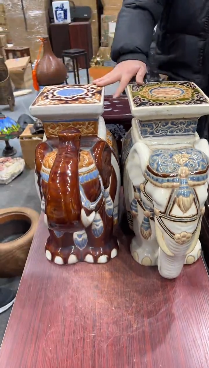 陶瓷茶****张工艺品小四孤品收藏