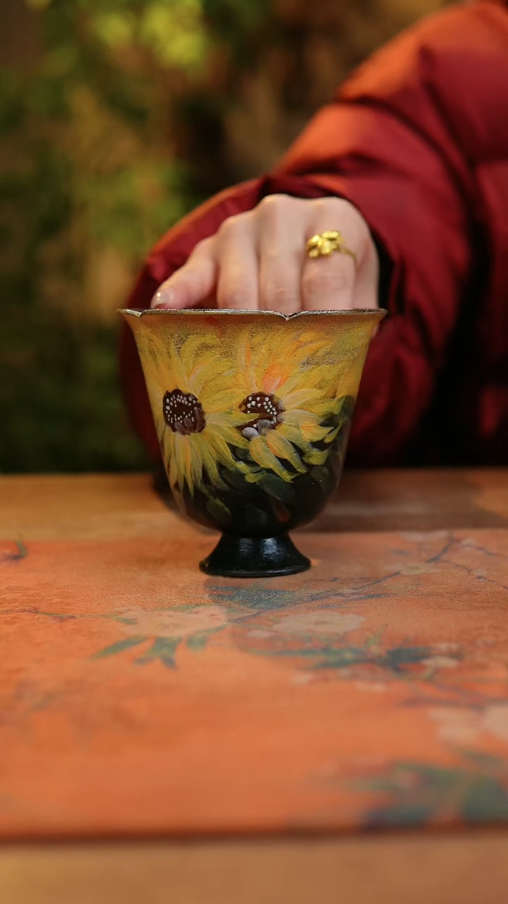 【闪购商品】瓷片1214景德镇手工手绘釉下彩高温瓷