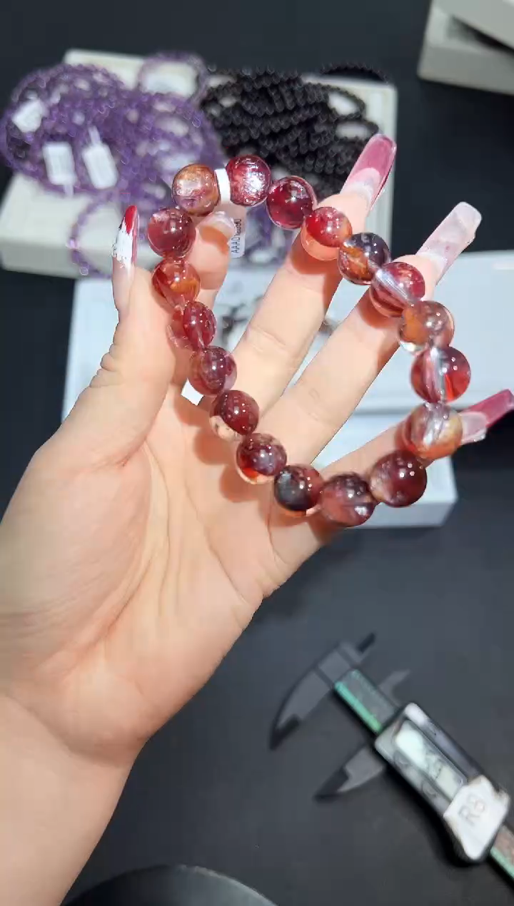 【闪购商品】水晶手串未镶嵌70a多样性发其一/1条11mm默认微瑕