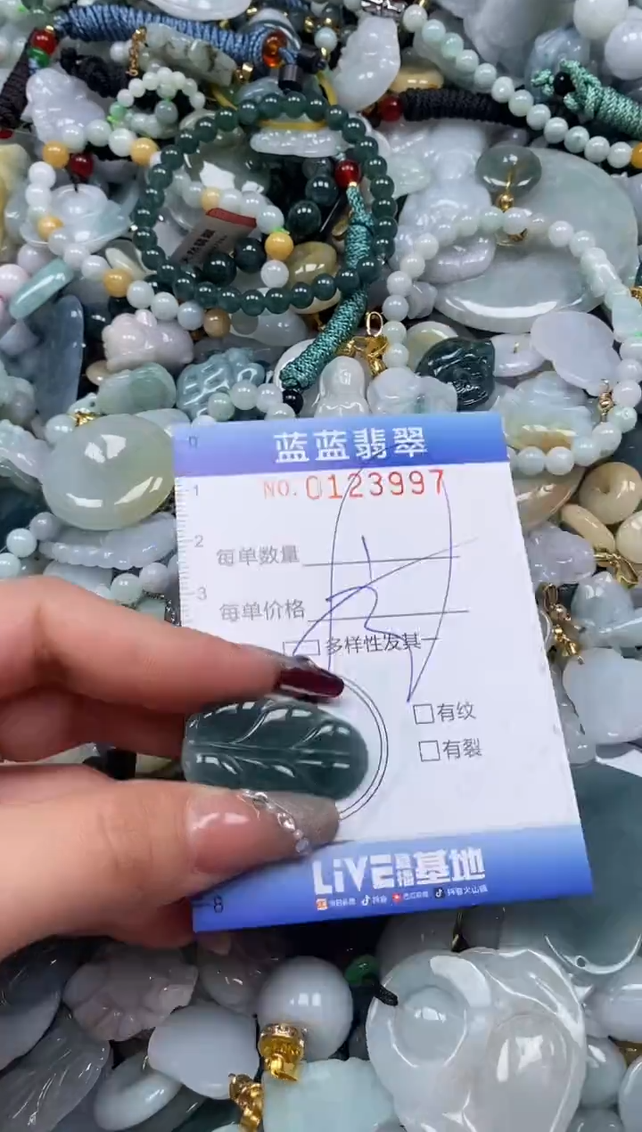 【闪购商品】翡翠颈饰未镶嵌闪购0123997多样性发其一