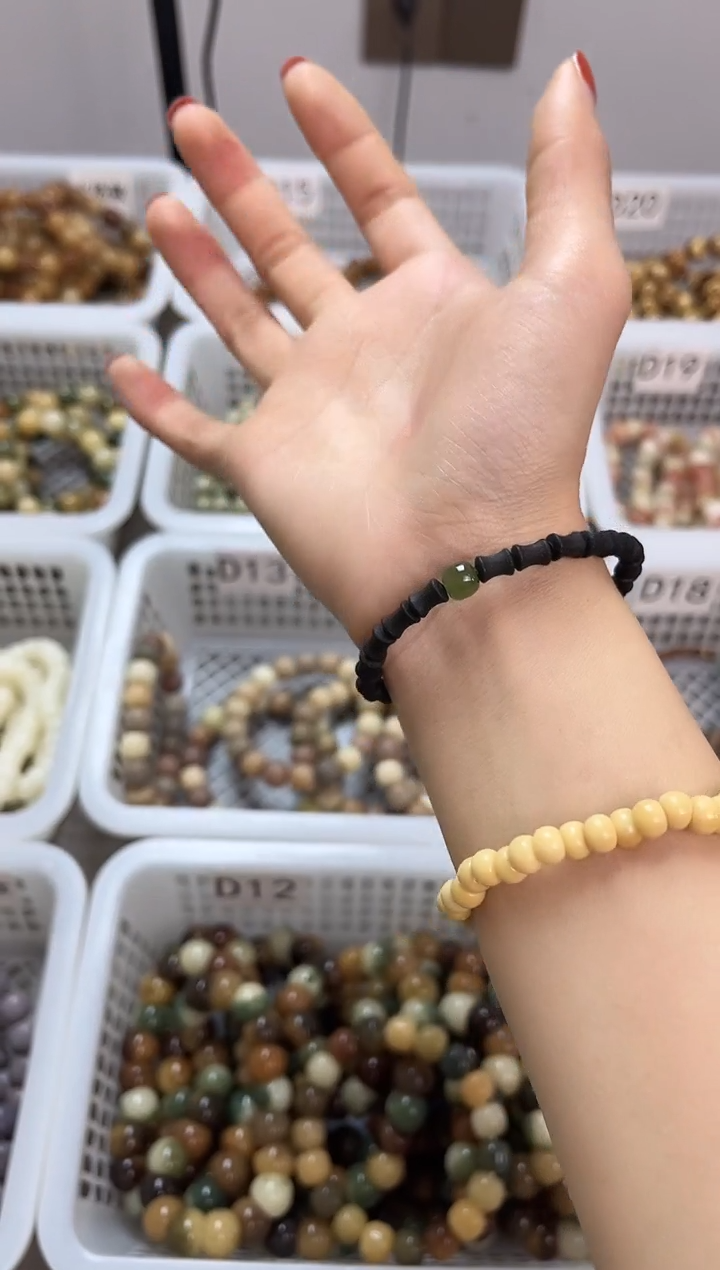 手串降真香合金降真香竹节单圈手串