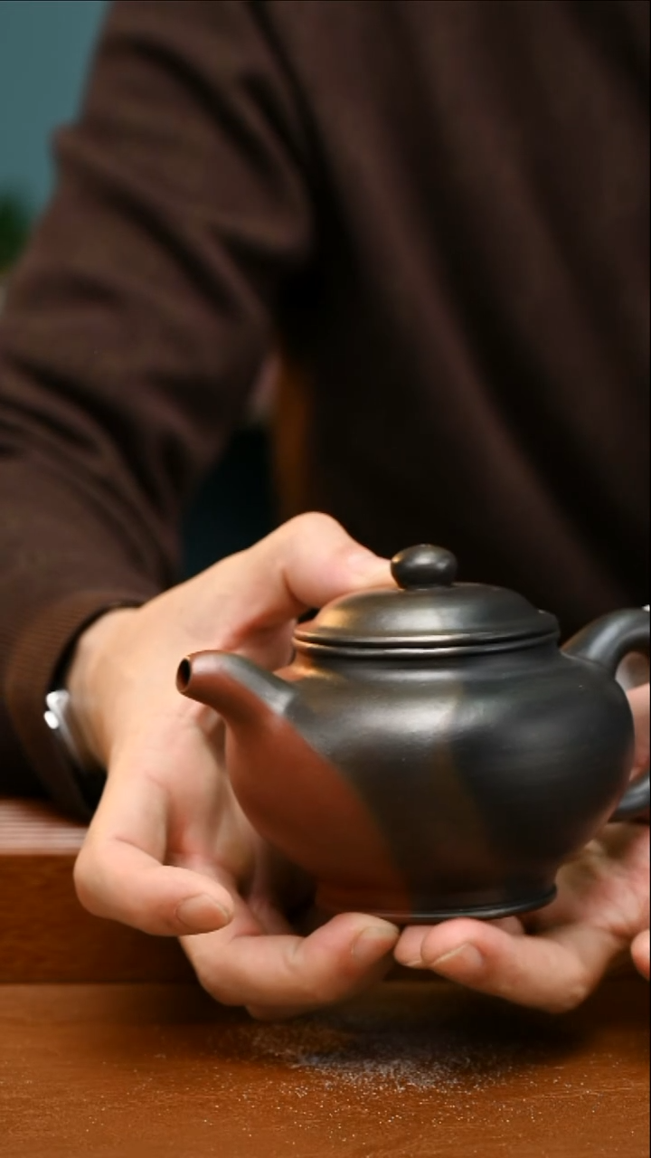 茶壶紫砂朱泥柴烧掇只351