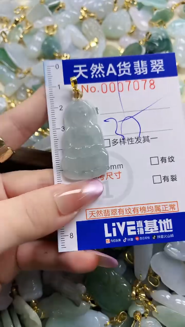 颈饰未镶嵌翡翠天然A货翡翠