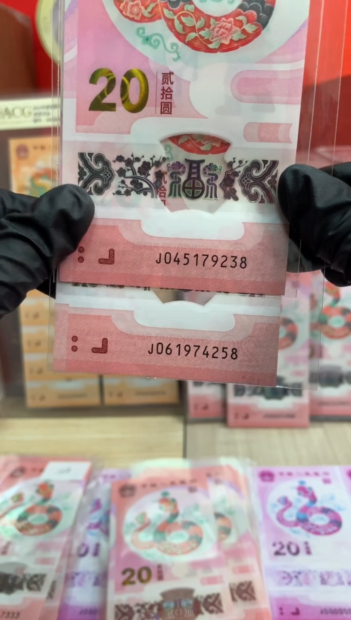 【闪购商品】塑料蛇钞纪念钞 真钞 乱蛇  号码随机