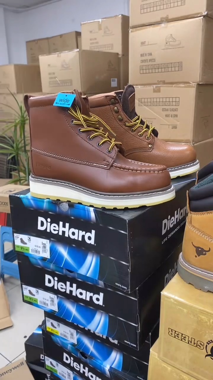 牛皮40码，84992，皮鞋码，高帮 工装靴 默认瑕疵，带钢头 