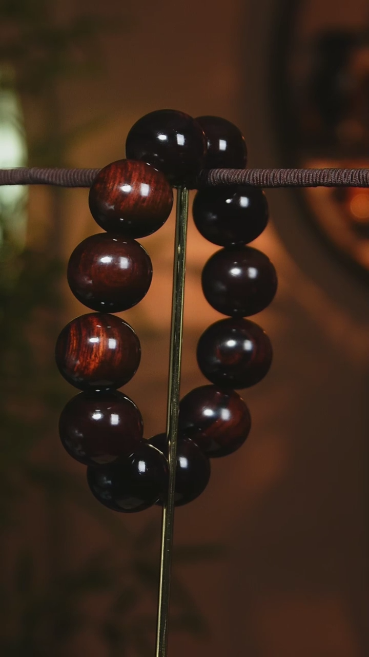 【闪购商品】黄花梨/降香黄檀手串/手链海南黄花梨2.0cm霸王岭