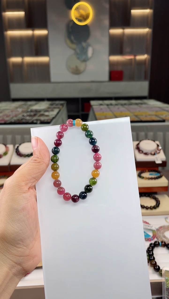 【闪购商品】碧玺单圈手串未镶嵌（多样性发一条）Q