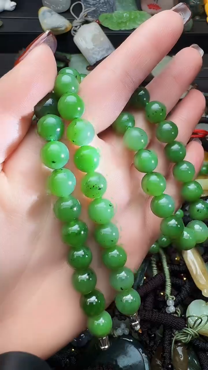 【闪购商品】和田玉（碧玉）项圈未镶嵌75