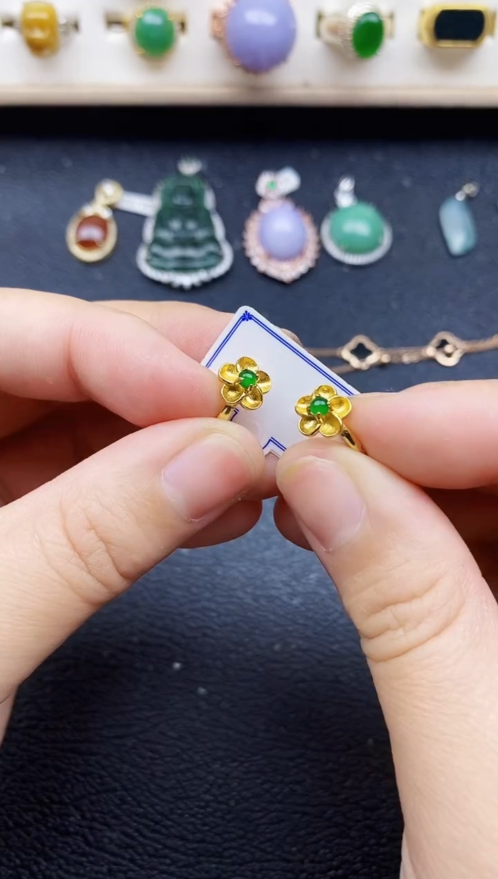 【闪购商品】翡翠戒指银S925镶嵌11111