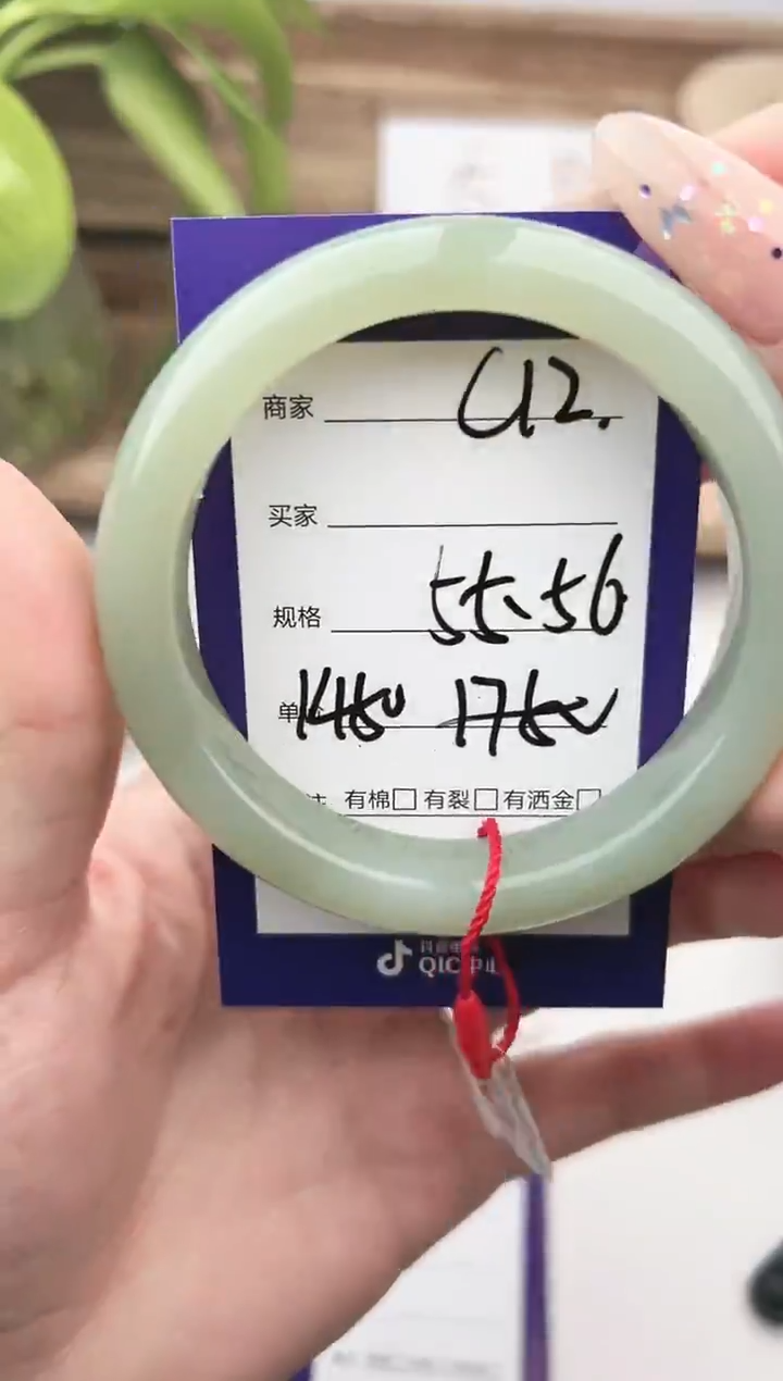 未镶嵌手镯和田玉微色差C12