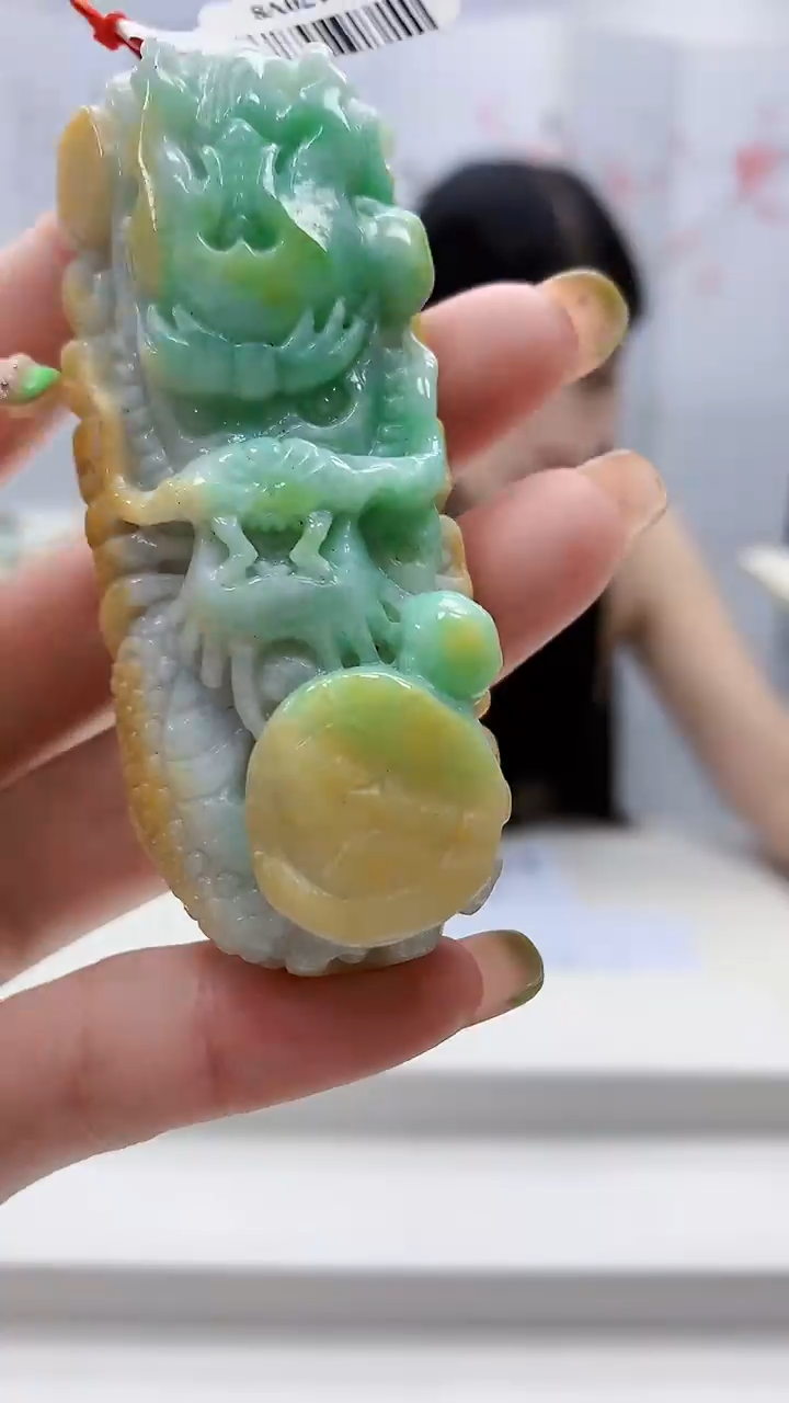 未镶嵌定制翡翠4812ry-毛货挂件22