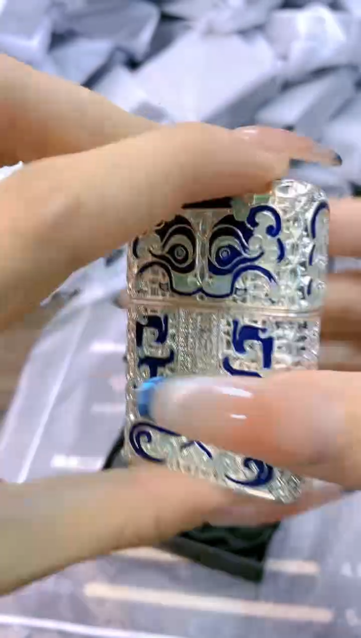 佐罗盔甲珐琅彩煤油打火机