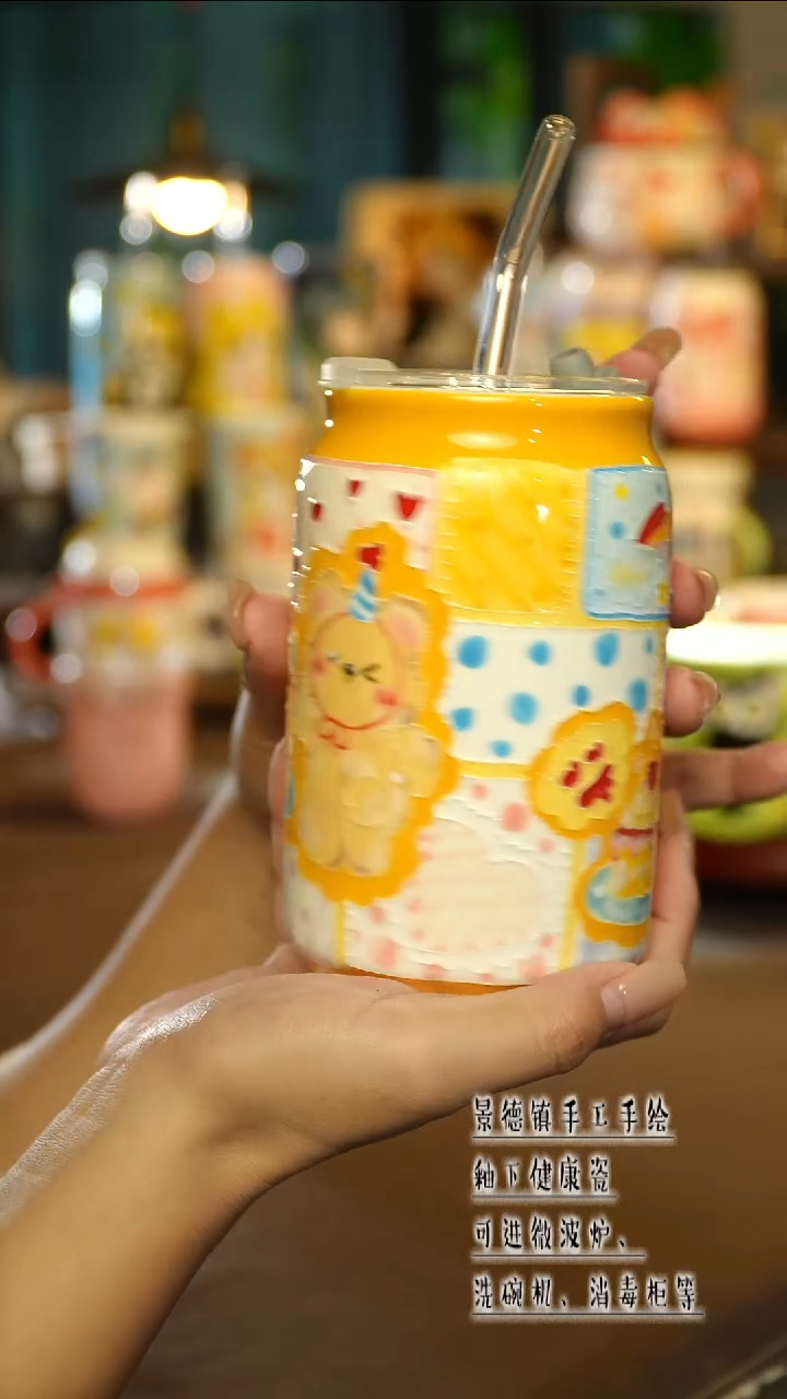 景德镇陶瓷手工手绘&A813