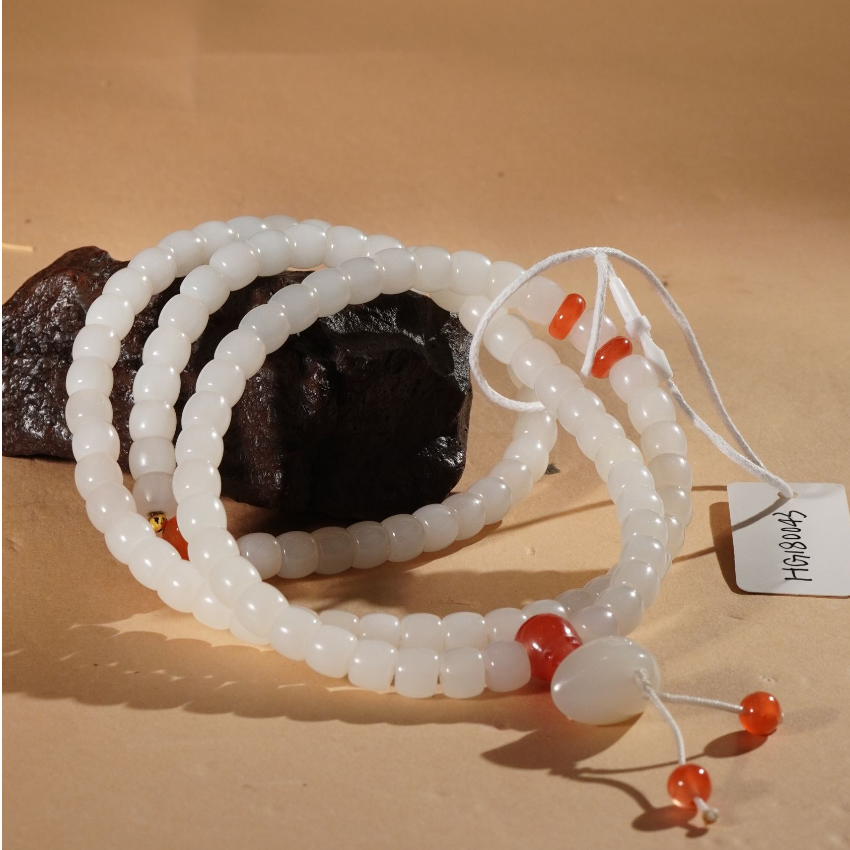 HG180043和田玉白玉项链