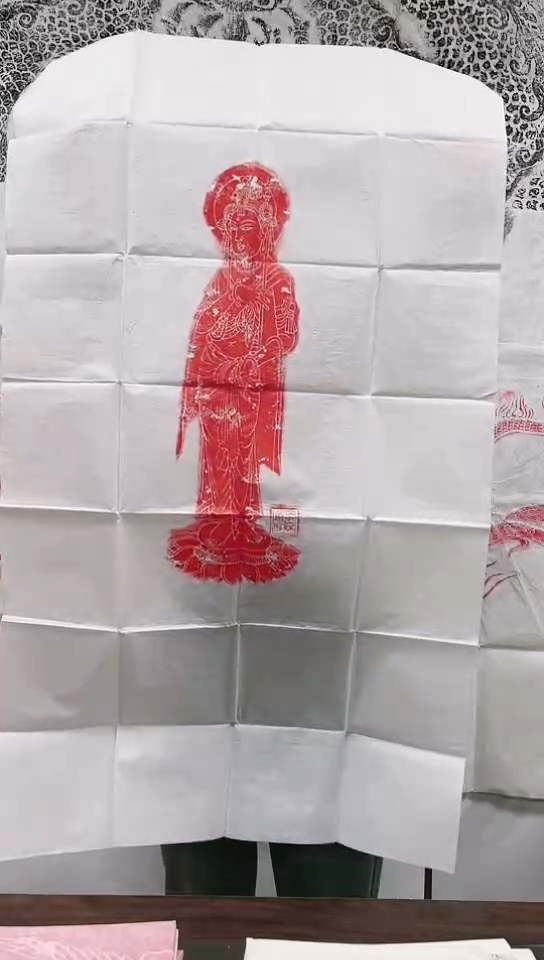 【闪购商品】拓片用纸其他唐代观音造像拓片