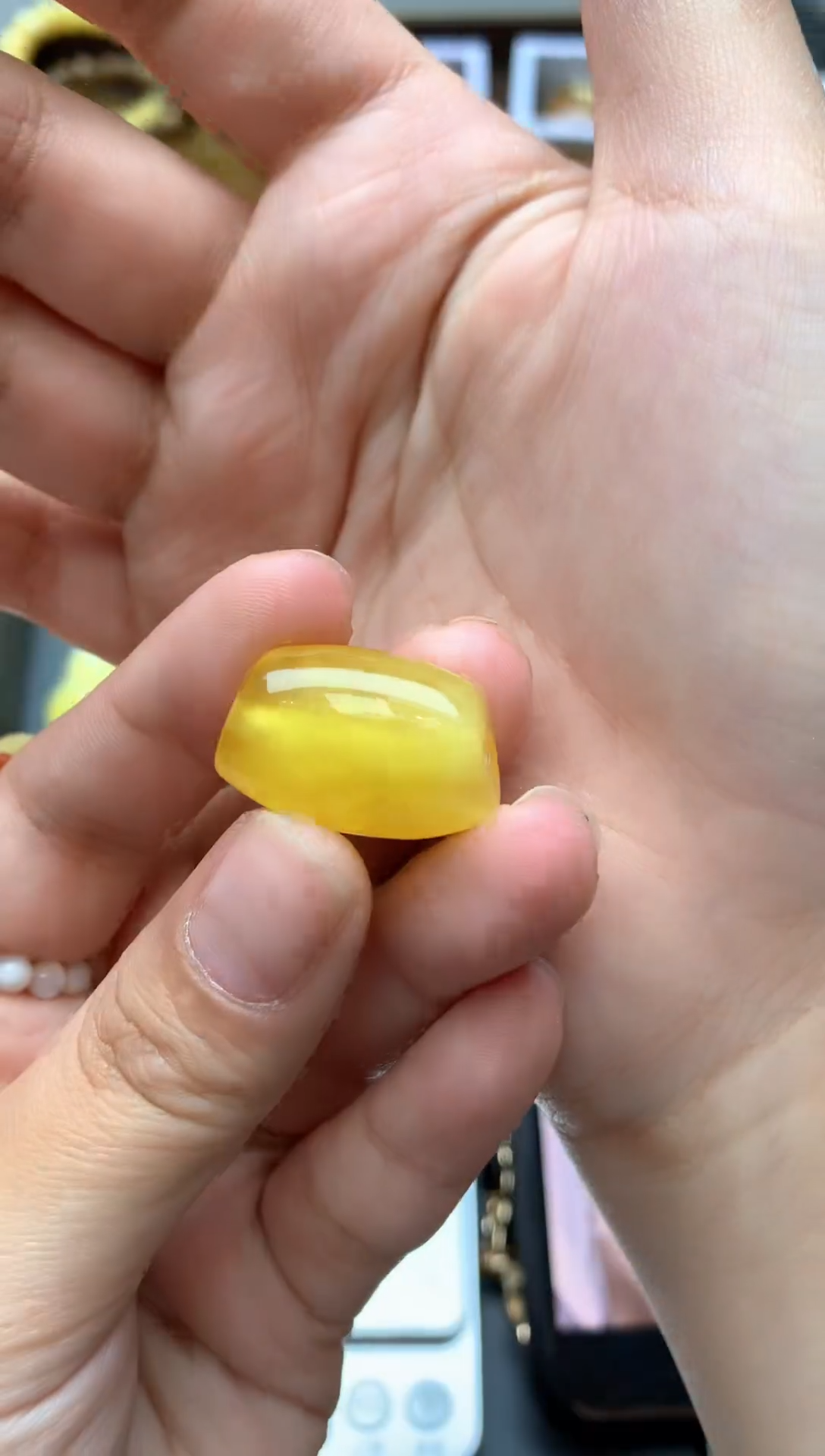 【闪购商品】琥珀珠宝奇石未镶嵌101琥珀蜜蜡微瑕花粉小坑气泡