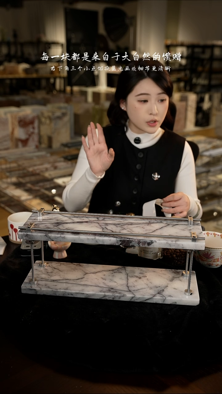 大理石031大理石双层置物架