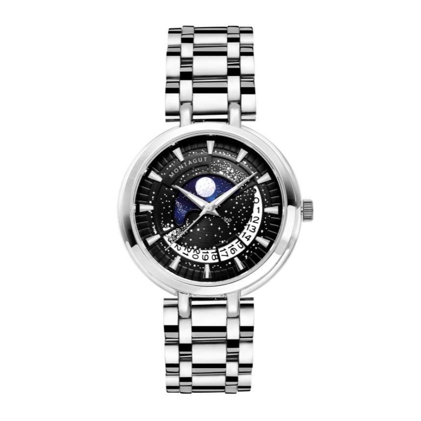 【粉丝福利】星辰日月新款男士轻奢时尚腕表日历款-M