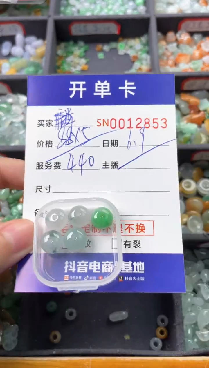 翡翠未镶嵌颈饰00012853