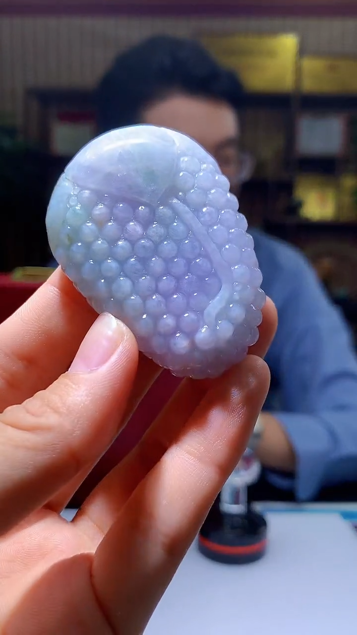 定制翡翠未镶嵌1071hm-毛货挂件32