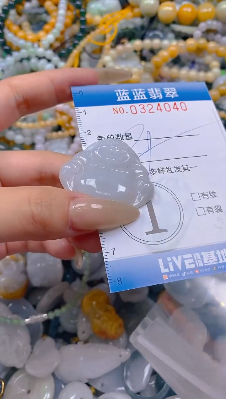 翡翠未镶嵌颈饰闪购0324040多样性发其一