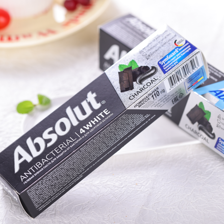 【3盒】俄罗斯原装进口微斯娜竹炭牙膏110克