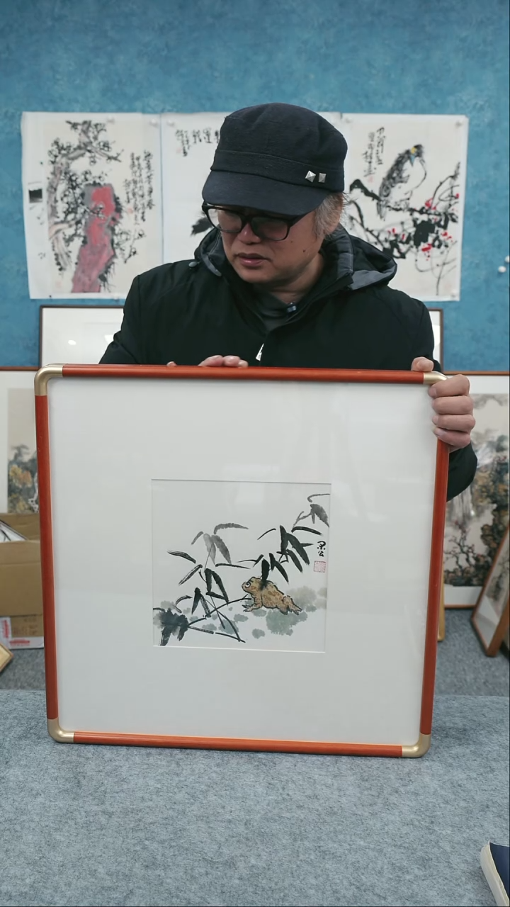 【闪购商品】国画50*50本土老师花鸟