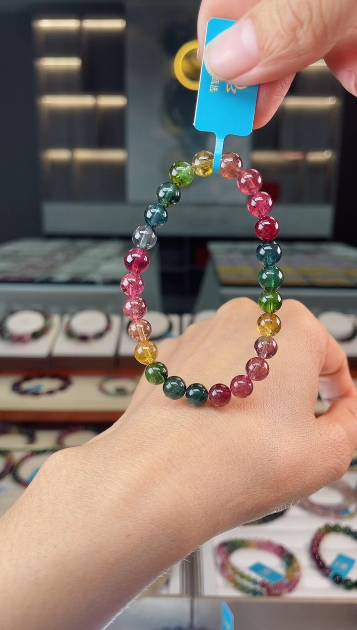 【闪购商品】碧玺单圈手串未镶嵌（多样性发一条）Q 