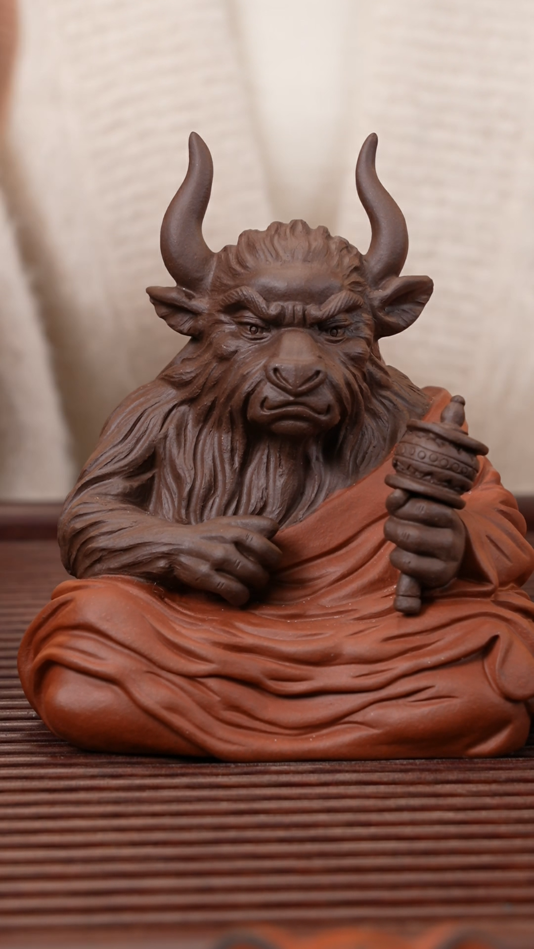 【闪购商品】紫砂茶宠牛魔王，