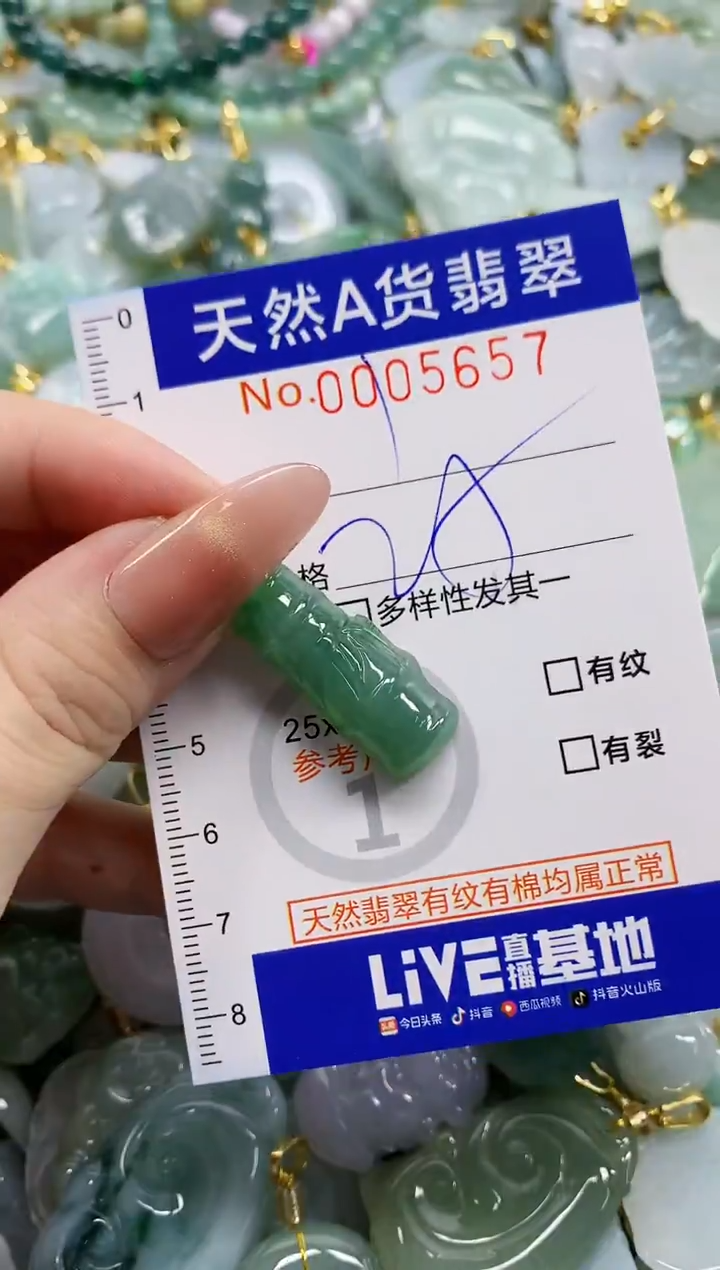 颈饰未镶嵌翡翠天然A货翡翠