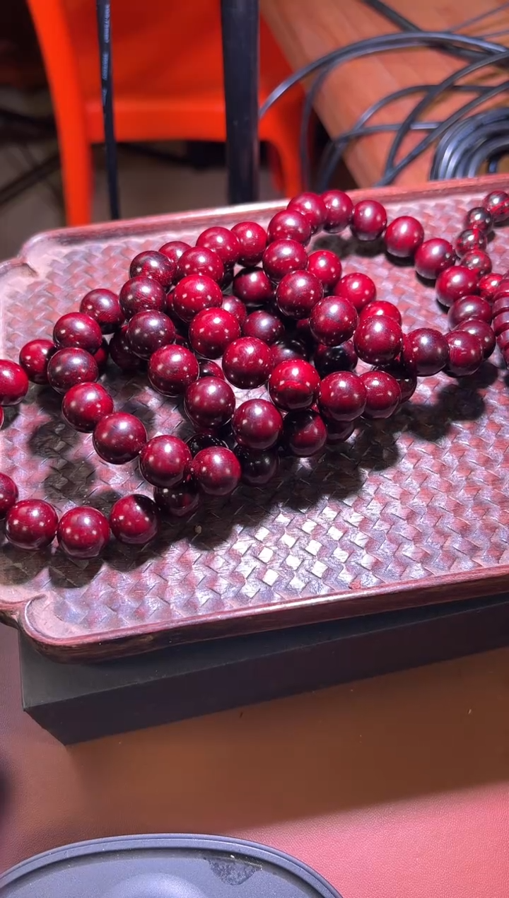 降真香手串/手链海南木本降真香红降花梨公1.5圆珠单圈