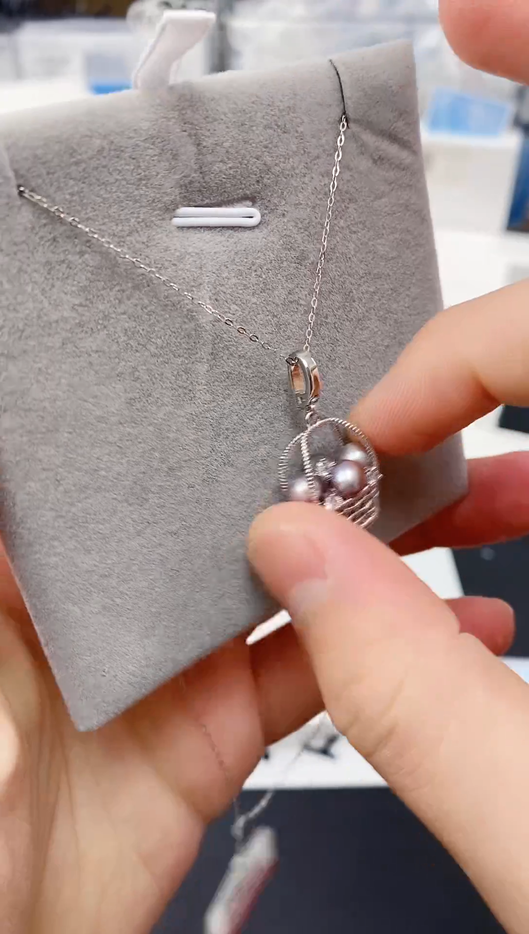 未镶嵌耳饰淡水珍珠XL1019