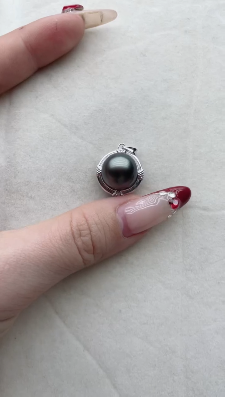 【闪购商品】海水珍珠吊坠银S925镶嵌D61