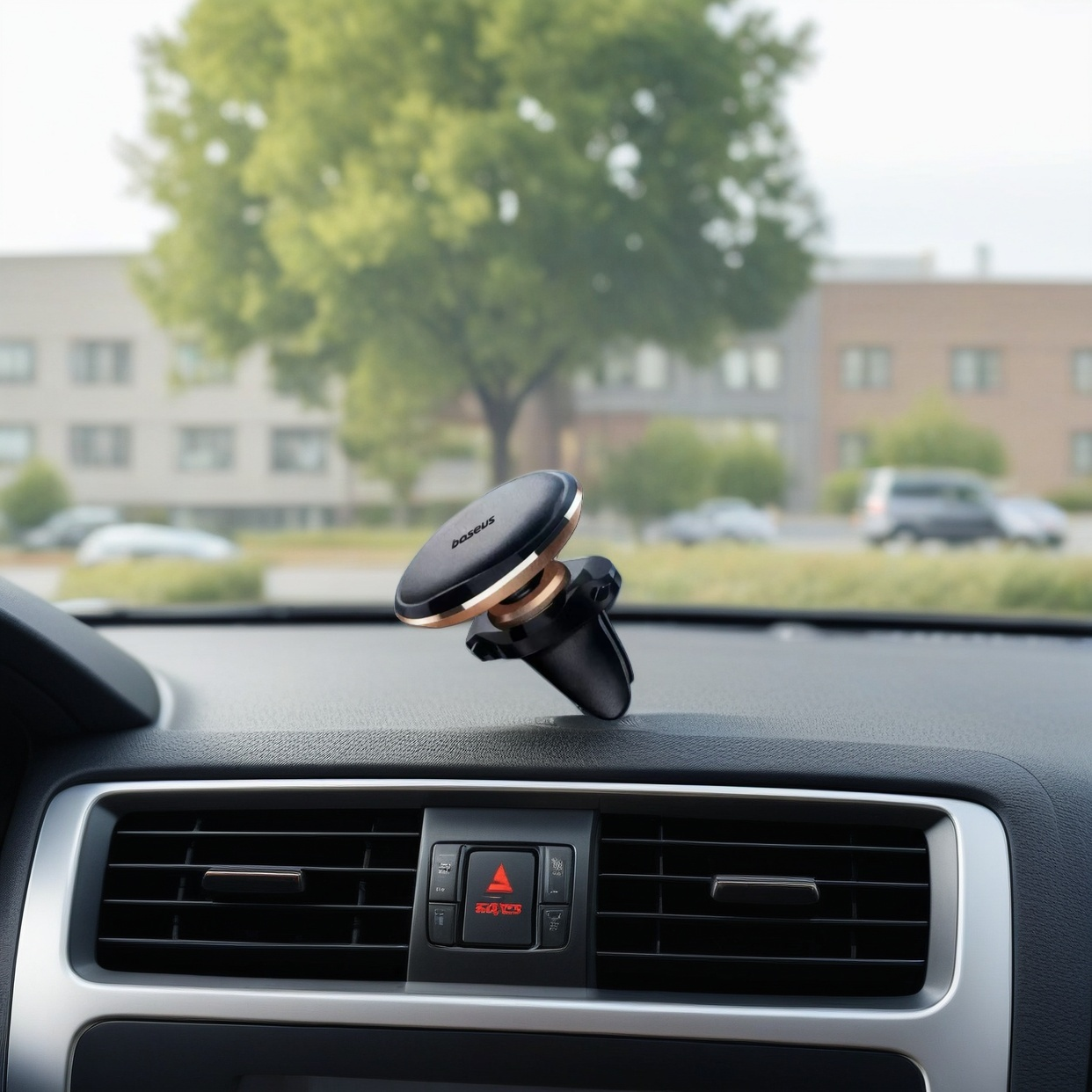 旋转车载磁吸手机支架出风口通用F526