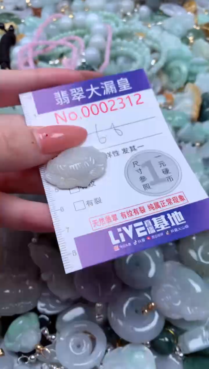 翡翠未镶嵌吊坠(不含链)312