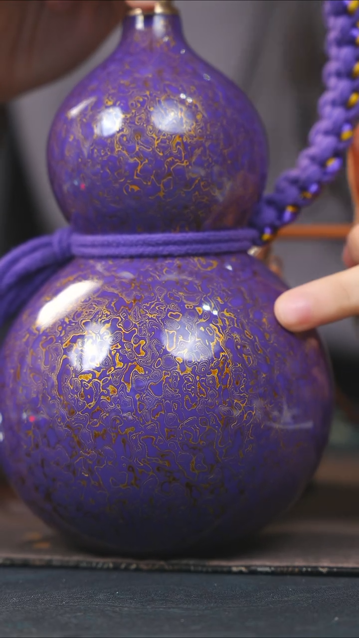 【闪购商品】YX109漆艺酒葫芦不包手串及旋转底座