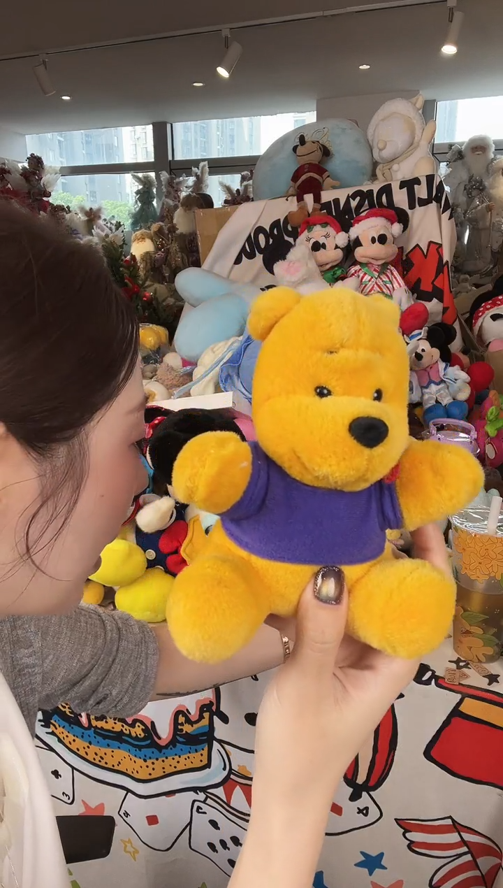 毛绒75号  紫色衣服噗噗