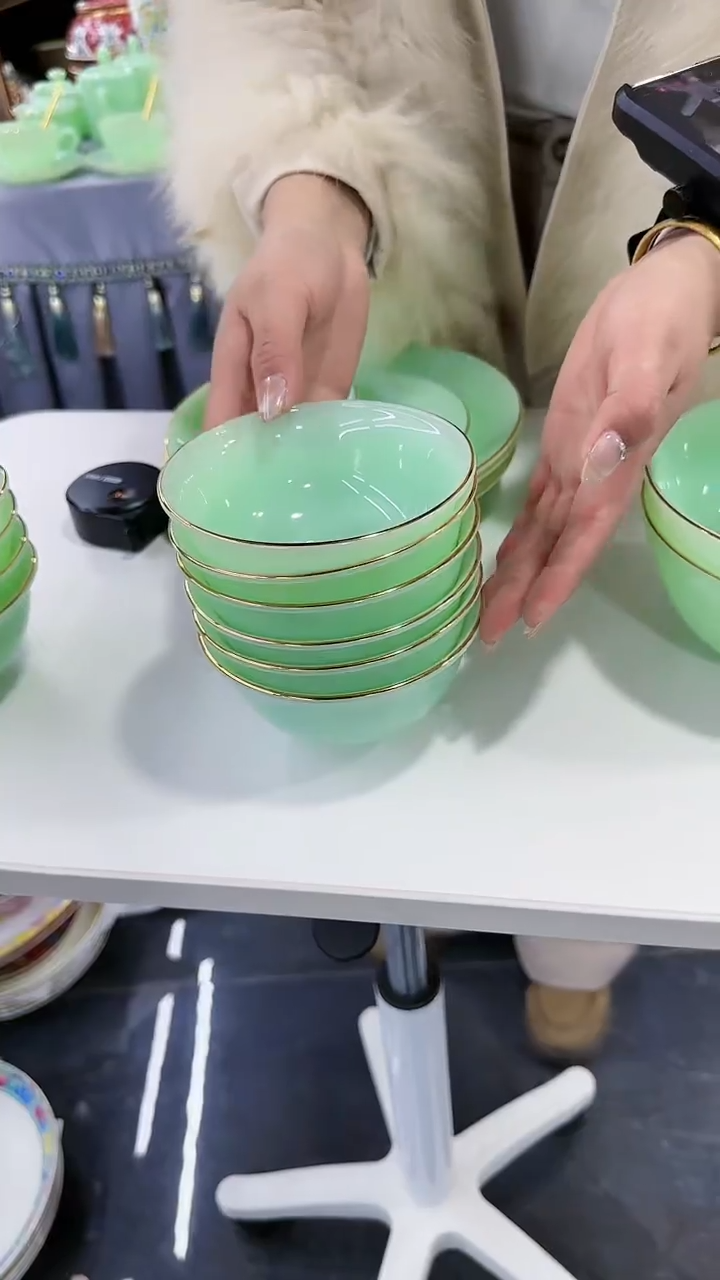 【闪购商品】瓷片4.5英寸饭碗6个景德镇陶瓷