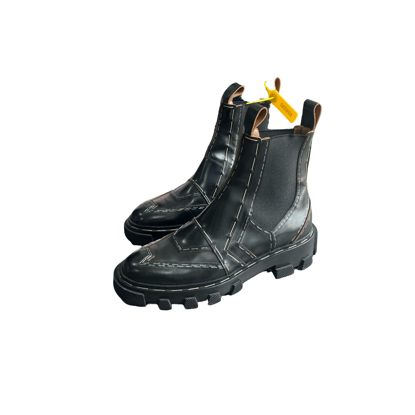 99新 Balenciaga/巴黎世家 黑色机车靴 37码原盒配件 us0205