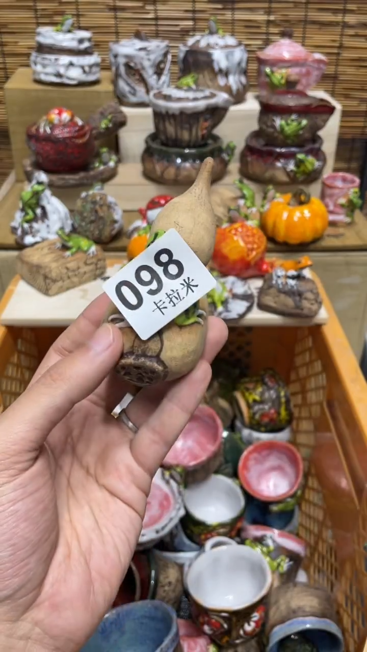 胡*i098精美粗陶手工柴烧