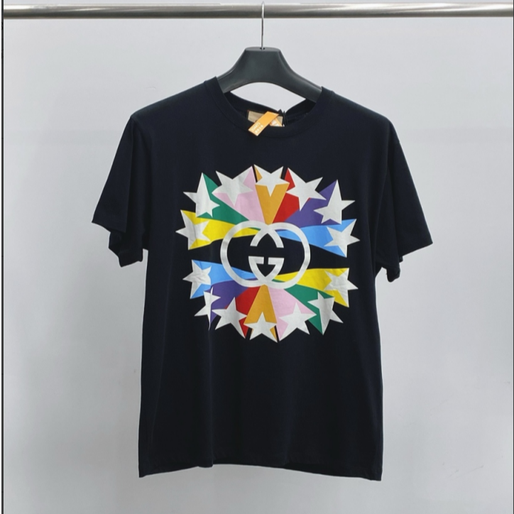 99新 GUCCI/古驰 亿颗潮奢 黑色星星图案短袖 S码 2994