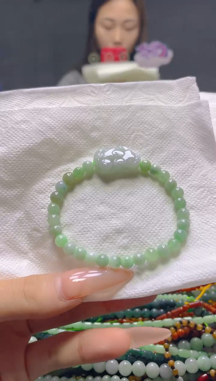 颈饰未镶嵌翡翠5MM