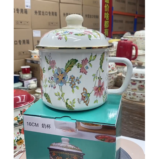 直径16CM芳香金边大奶杯子早餐杯【先看温馨提示 介意勿拍】