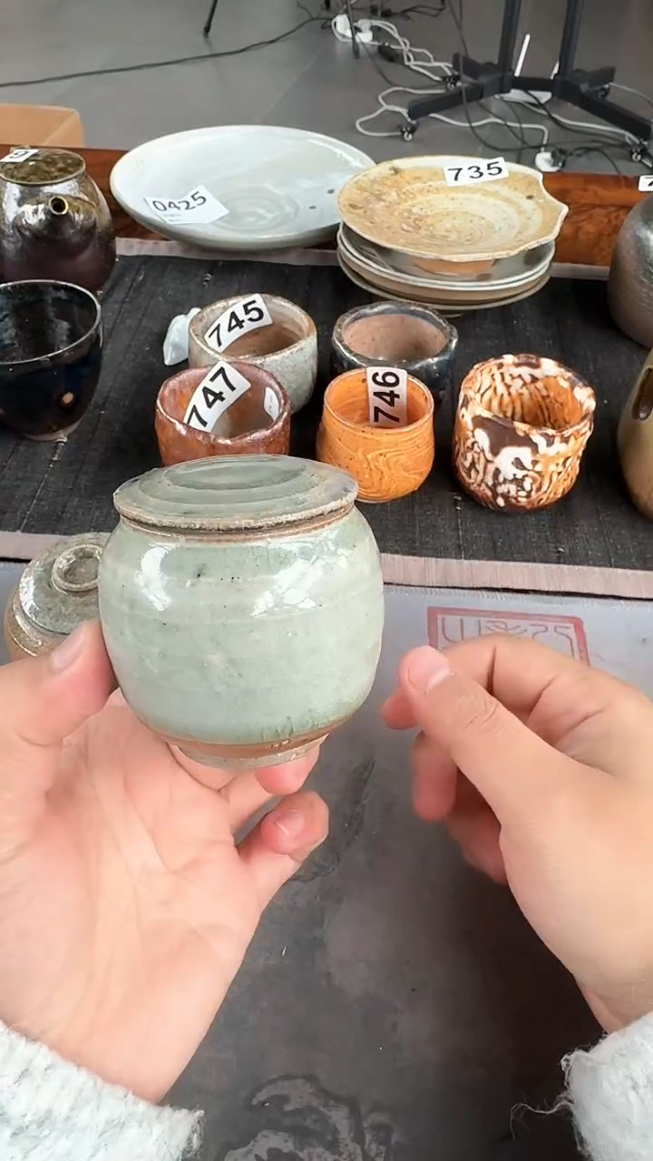 【闪购商品】罐759号二山柴烧满落灰小茶叶罐