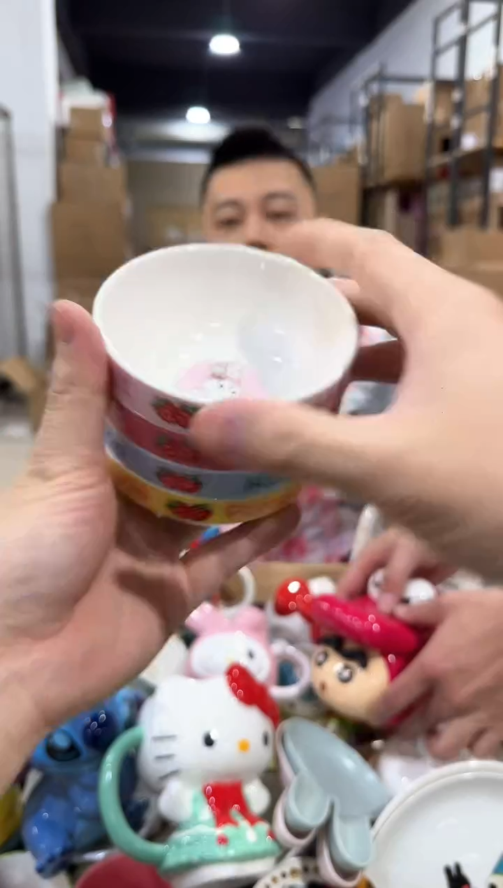 瓷片slo甜品小碗4件套