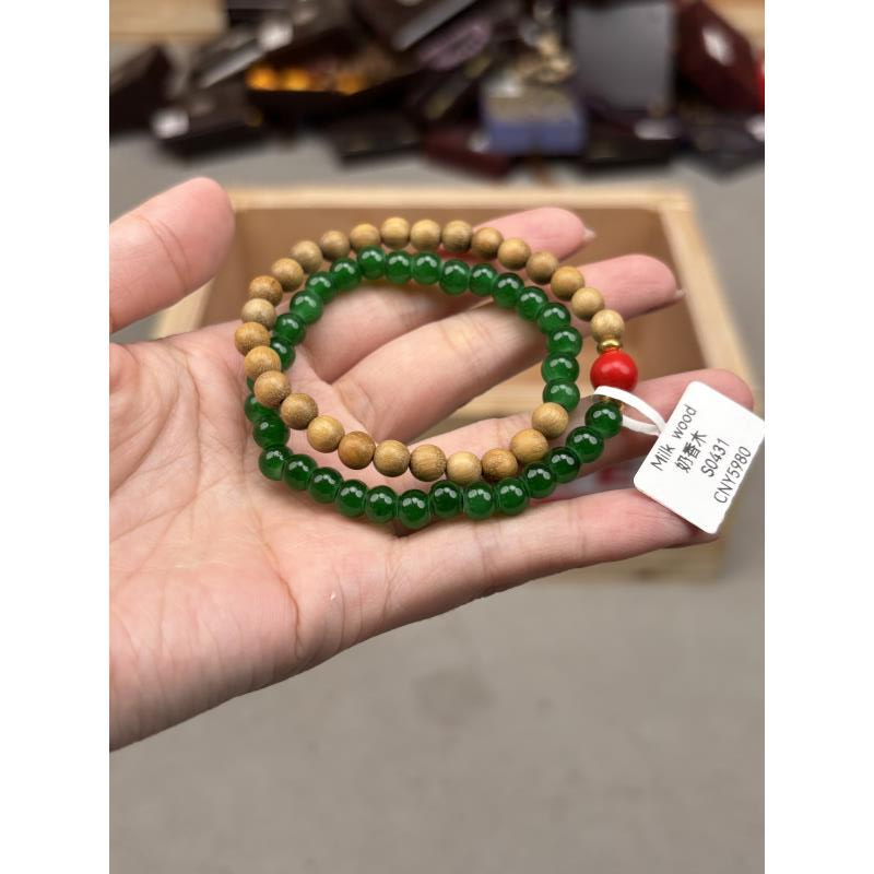 S0431-  崖柏双拼手串 无礼盒