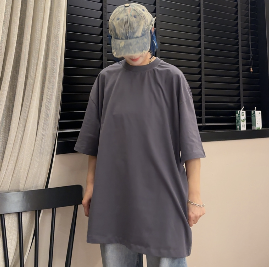 宽松版大T恤 主播同款