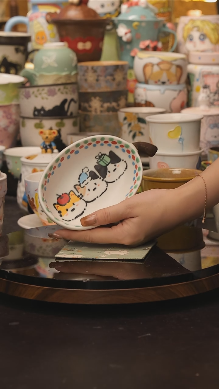 景德镇釉下彩绘设计师款式陶瓷