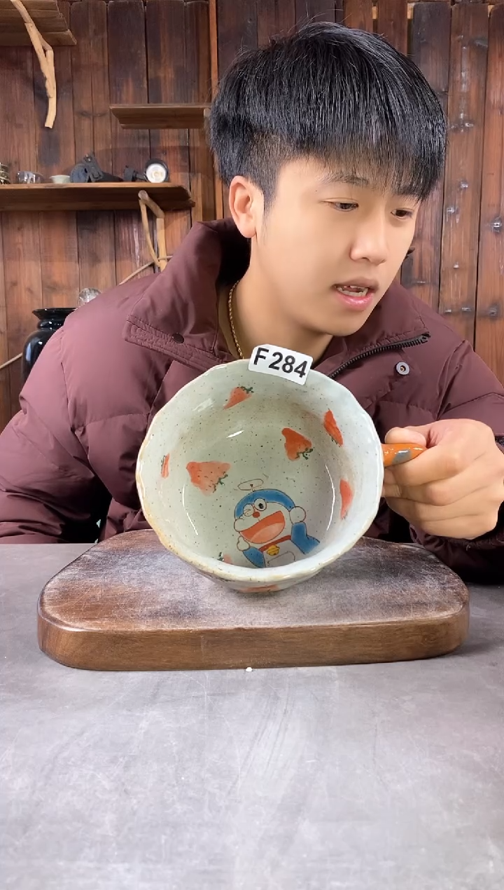 【闪购商品】碗284，手工手绘，新年快乐！